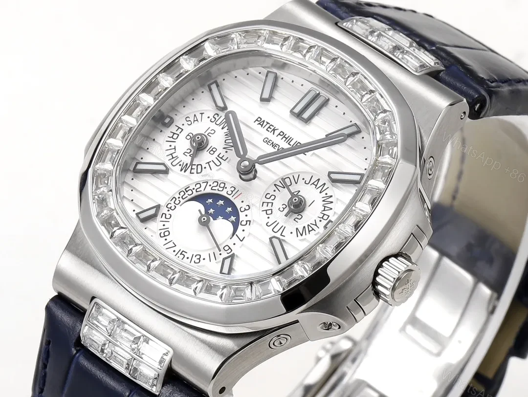 View 4 of Patek Philippe Blue Nautilus Watch