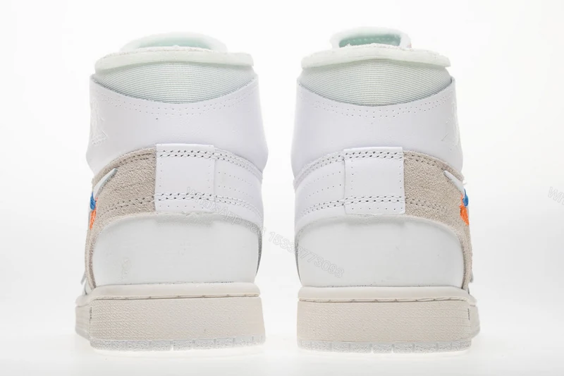 View 3 of Air Jordan 1 Retro High Off White White AQ0818-100