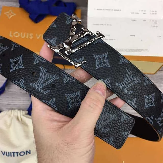 View 5 of LOUIS VUITTON INITIALES 40MM REVERSIBLE MONOGRAM CANVAS BELT – B103