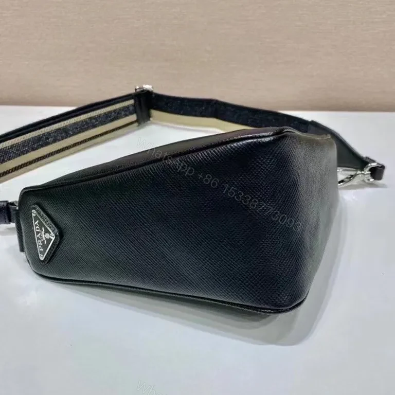 View 8 of Prada Triangle Crossbody: Saffiano Luxe, Everyday Optics
