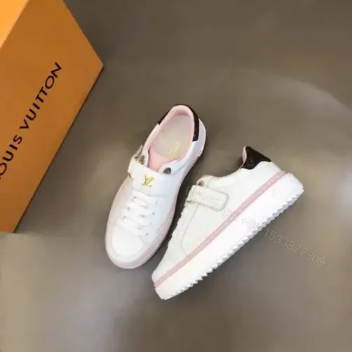 View 7 of LOUIS VUITTON TIME OUT SNEAKER IN WHITE AND PINK – LSVT364
