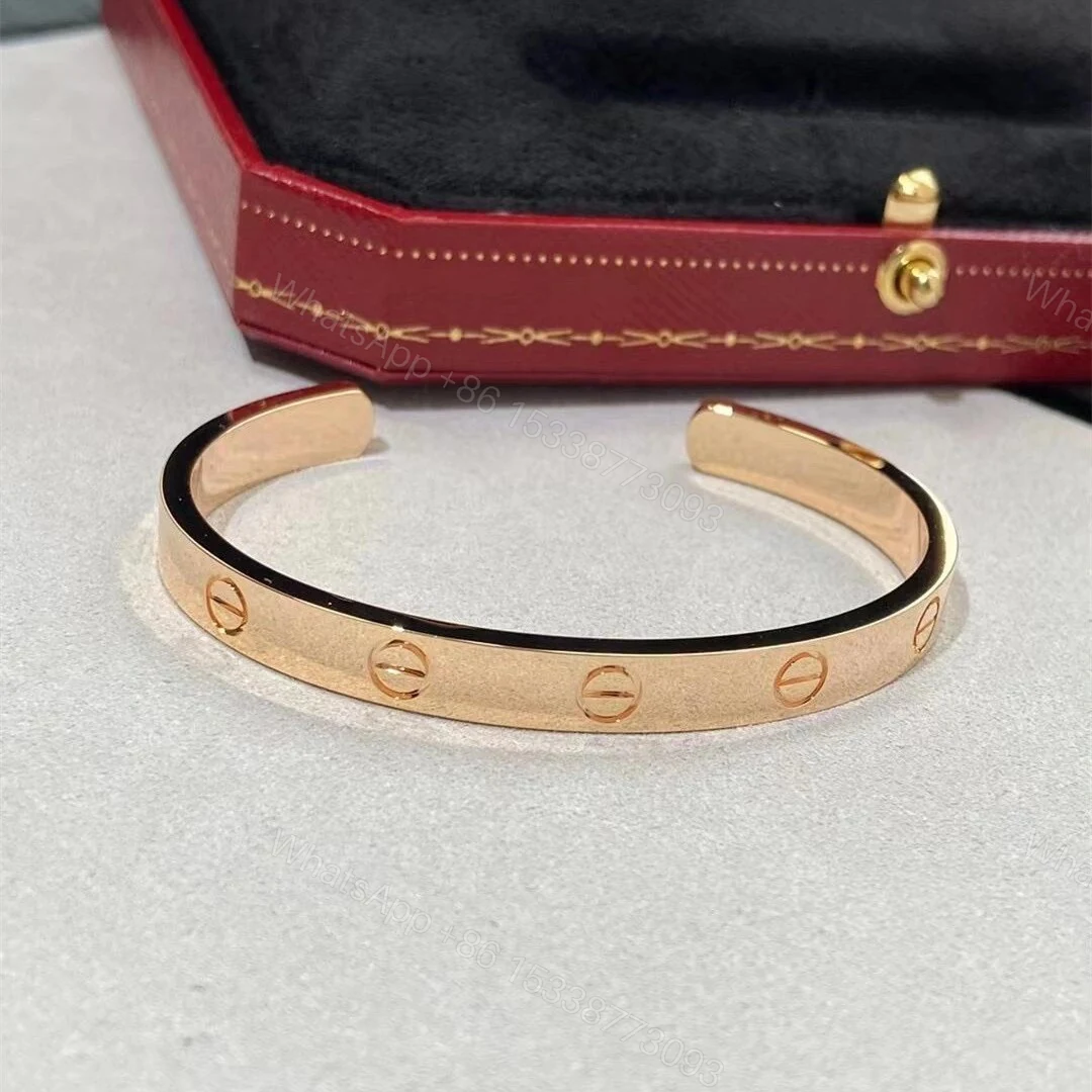 Cartier 18K Gold Open Cuff Love Bracelet B6032517 — view 1