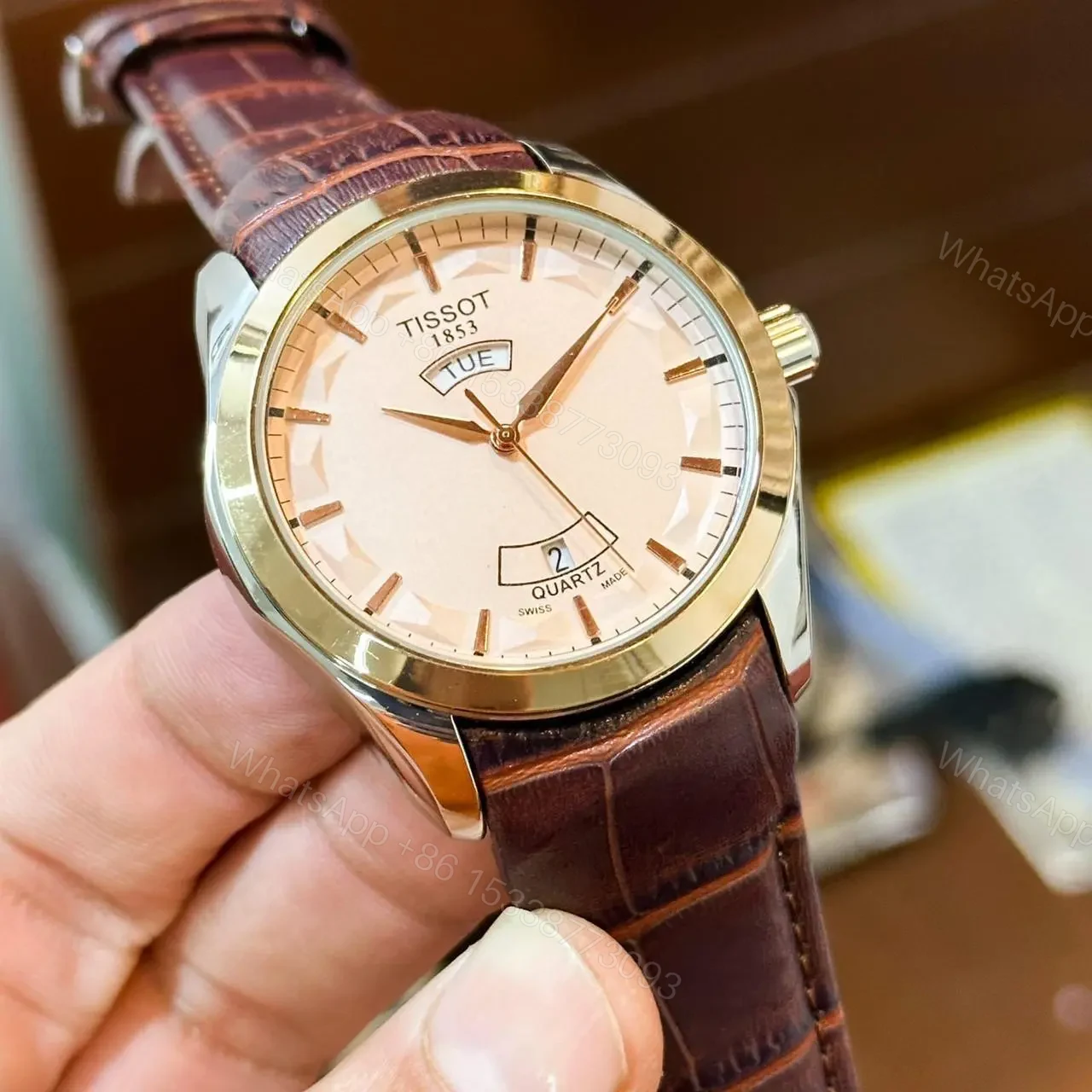 View 2 of Tissot Day Date Men 44mm Watch