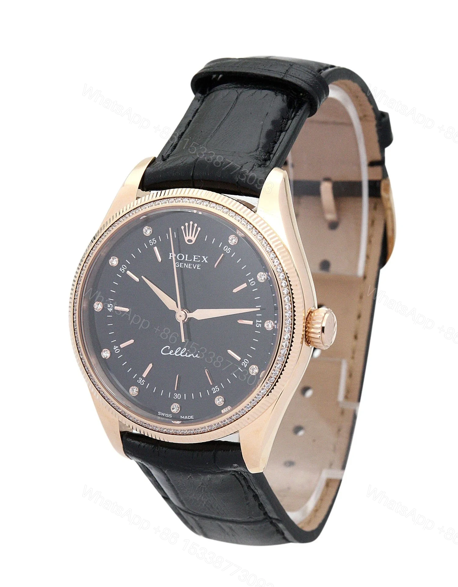 View 2 of Replica Rolex Cellini Black Dial 5310-2