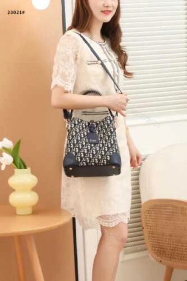 View 6 of FIRST COPY Louis Vuitton, Christian Dior & Gucci Bucket Sling Bag