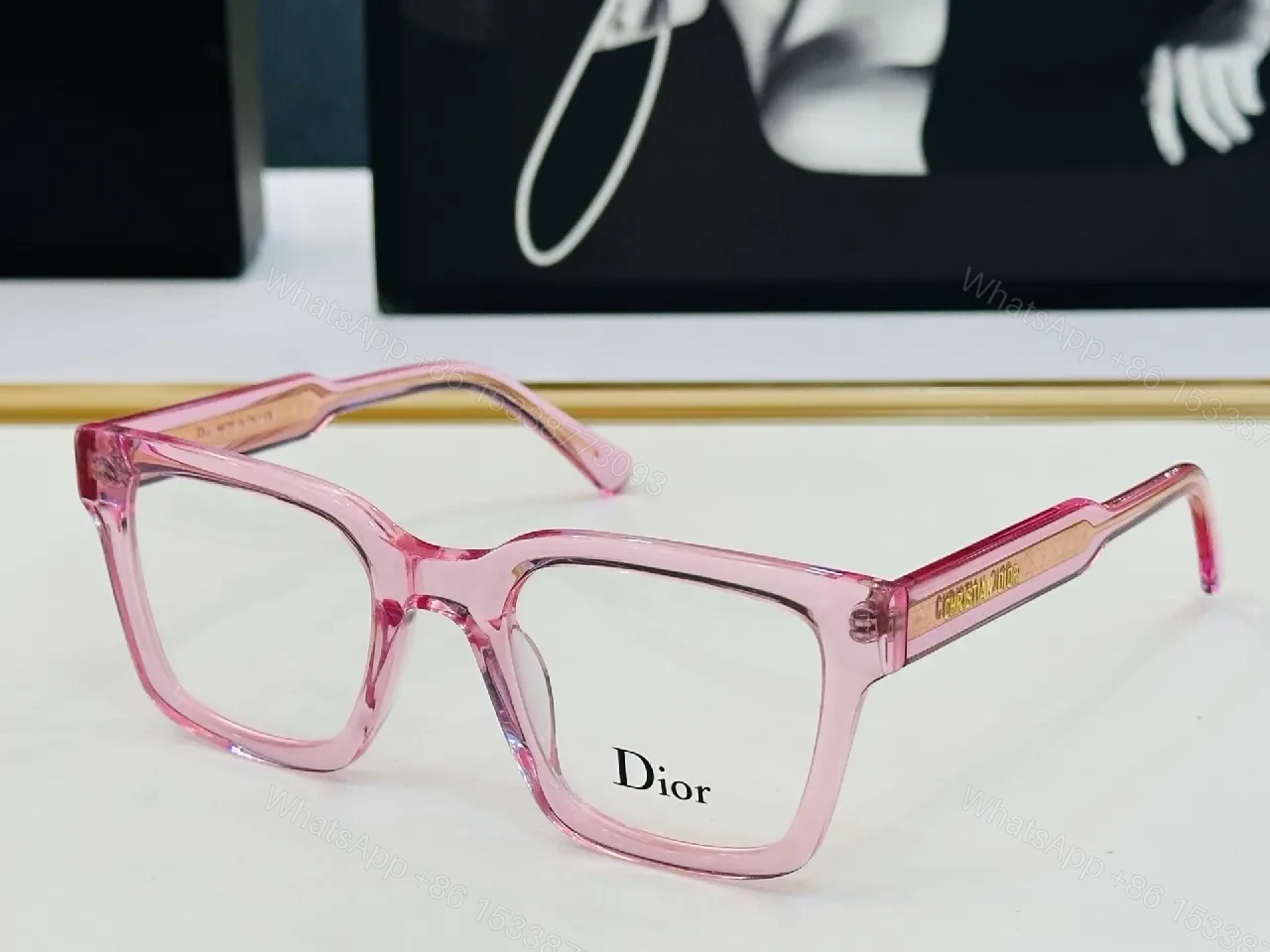 View 9 of Black acetate oversized frames – Modern, luxury eyewear with comfort