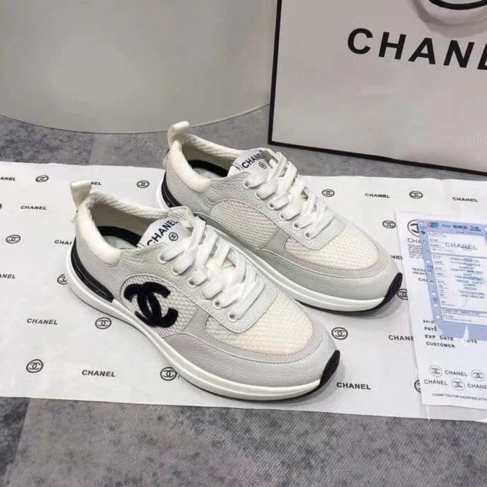 View 2 of Chanel CC Sneakers White
