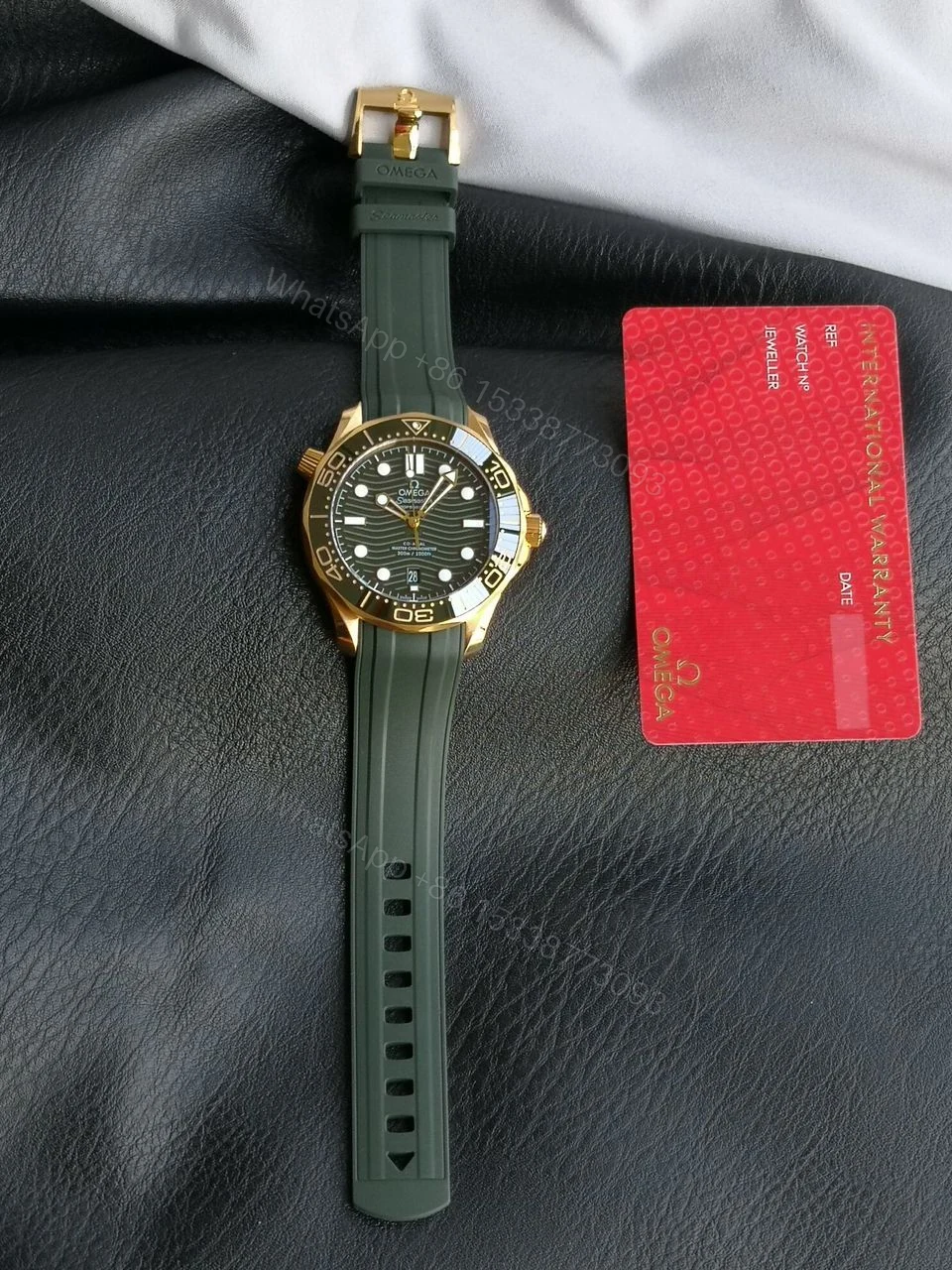 View 3 of Omega Seamaster Diver 300 Dark Green 42Mm