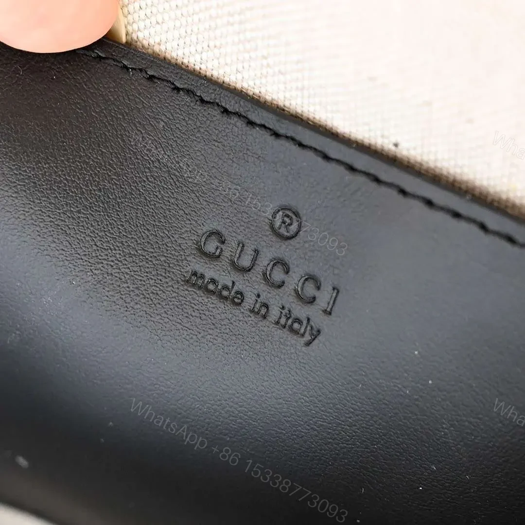 View 5 of Gucci Matelasse Like Auth Bag with Embossed GC Pattern 21cm