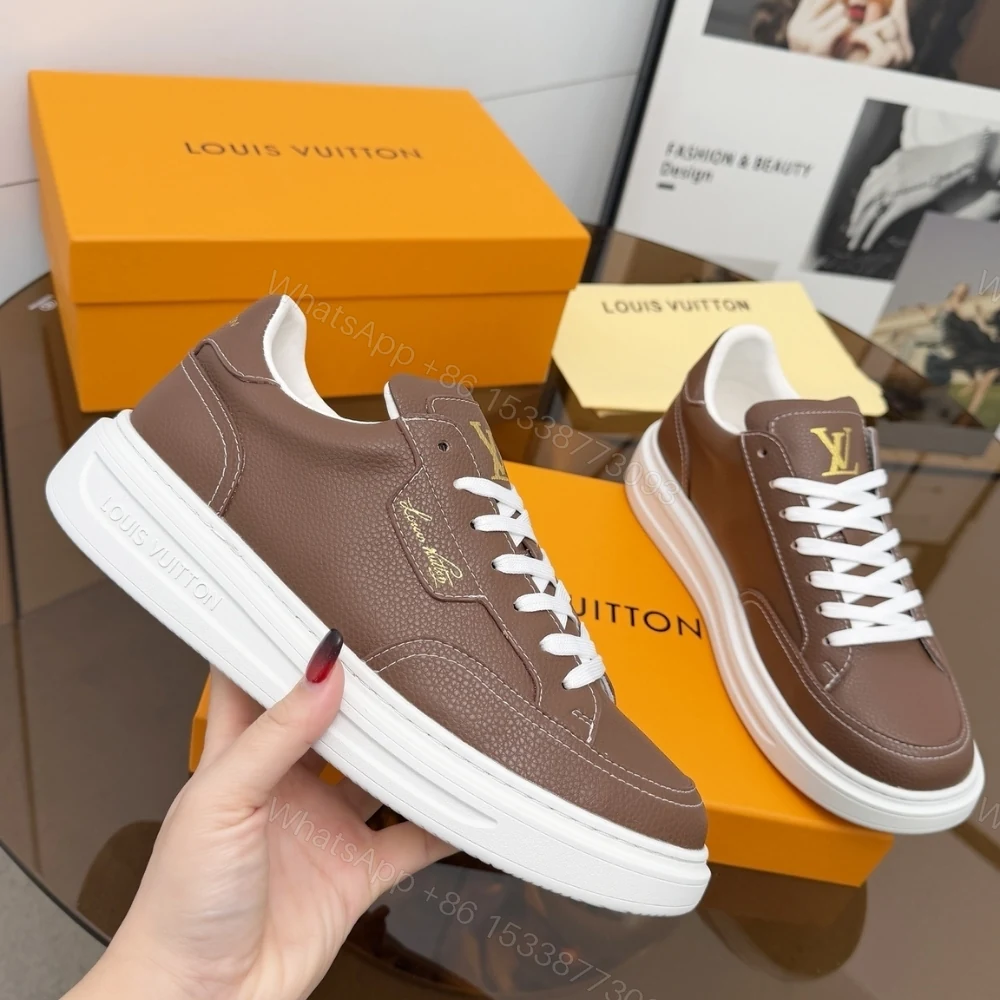 View 3 of Louis Vuitton Beverly Hills Sneaker Brown 1AJ871