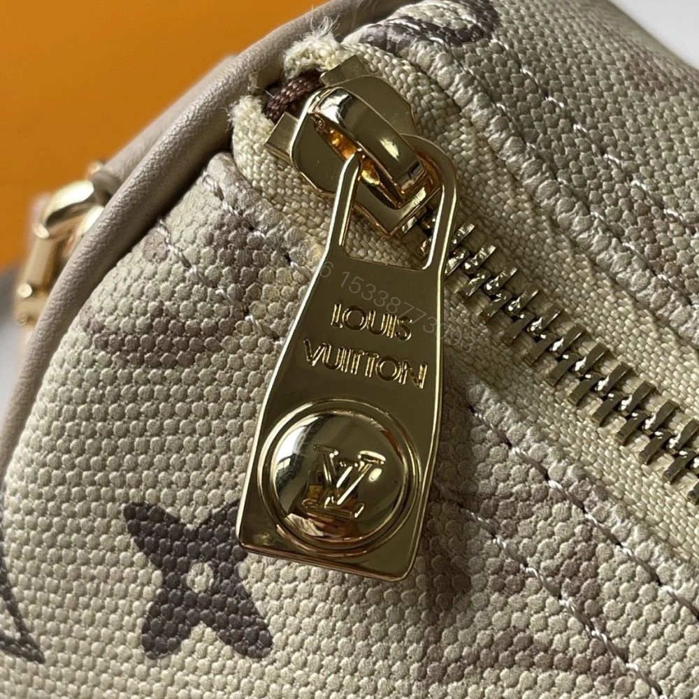 View 6 of Louis Vuitton Keepall Bandoulière 25 Sand Beige 25Cm M29272