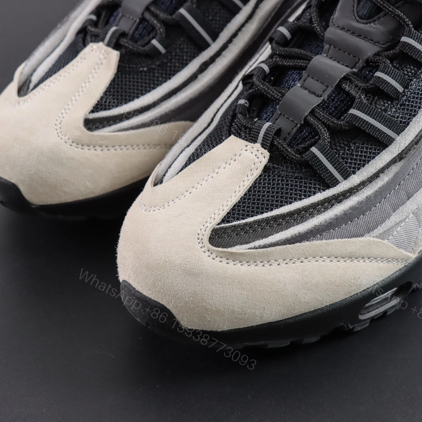 View 5 of Nike Air Max 95 Comme des Garcons Black Grey Reps