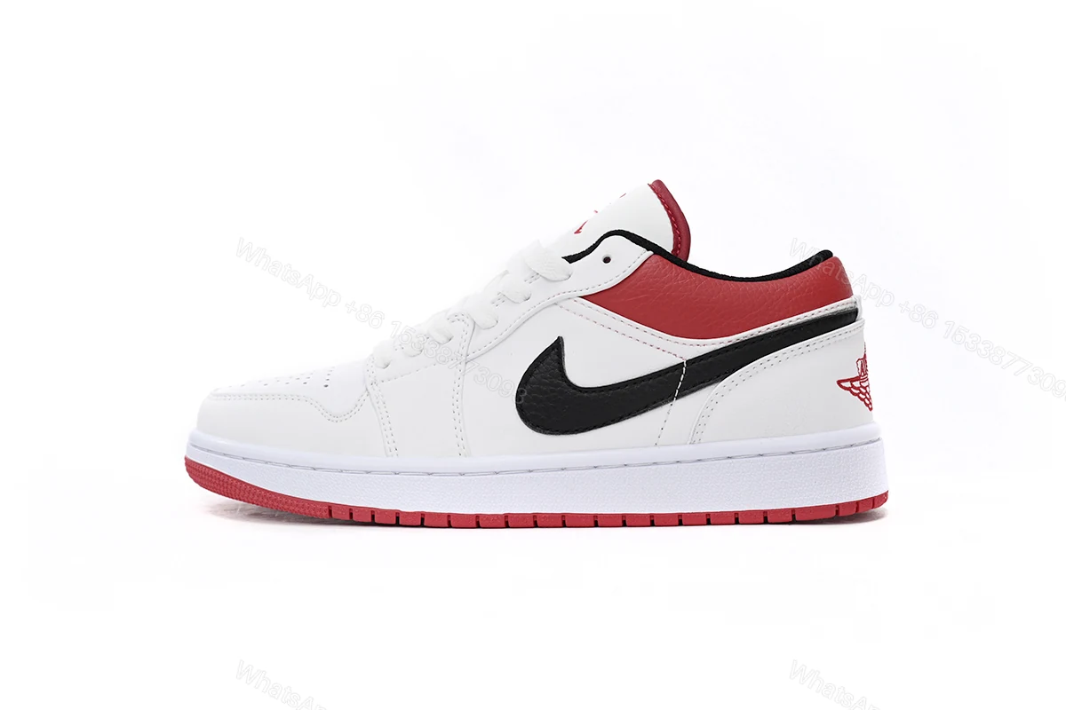 View 11 of Air Jordan aj1 Low White Red Chicago 553558-118