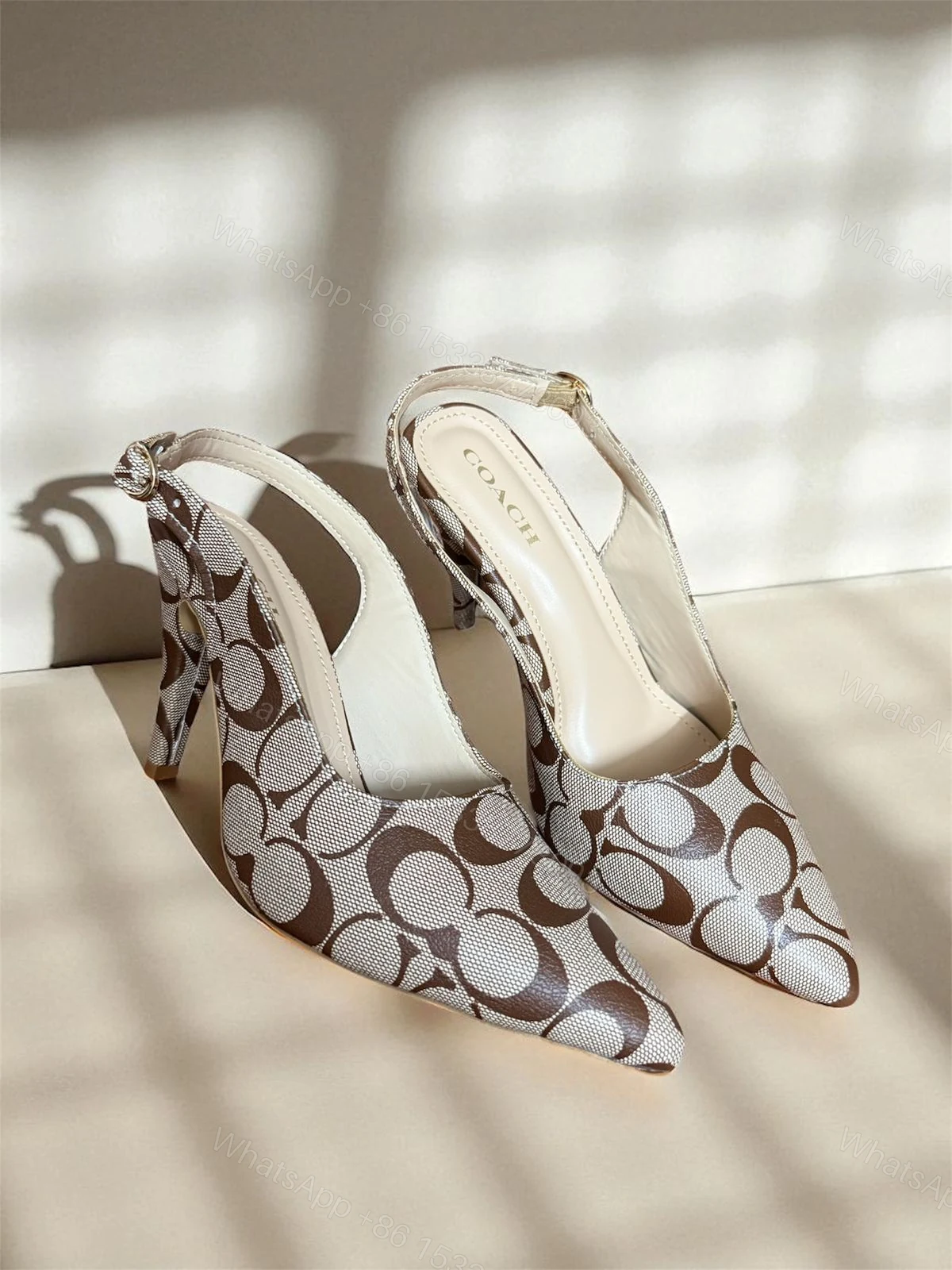 View 4 of FIRST COPY COACH HEELS FOR WOMEN