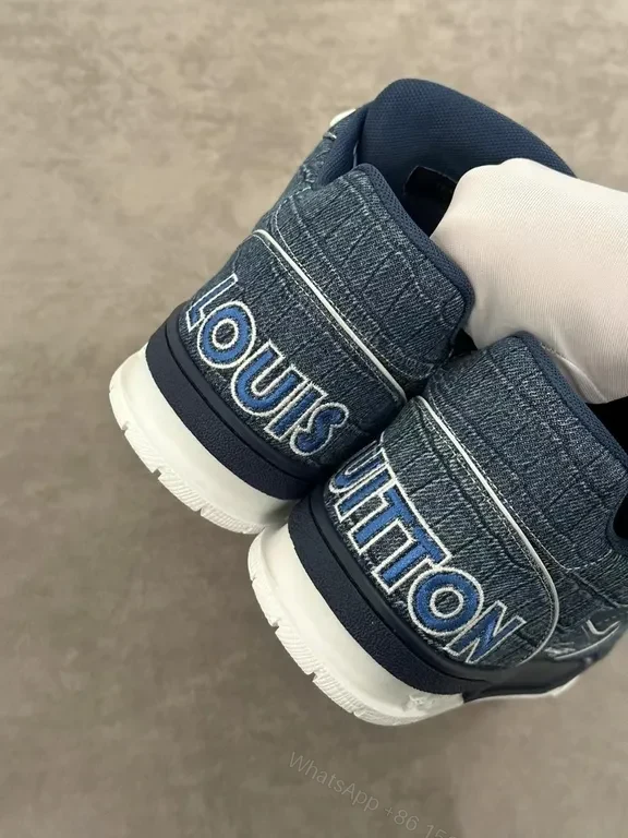 View 3 of Louis Vuitton-Inspired High-Top Sneakers: Luxe, All-Day Comfort