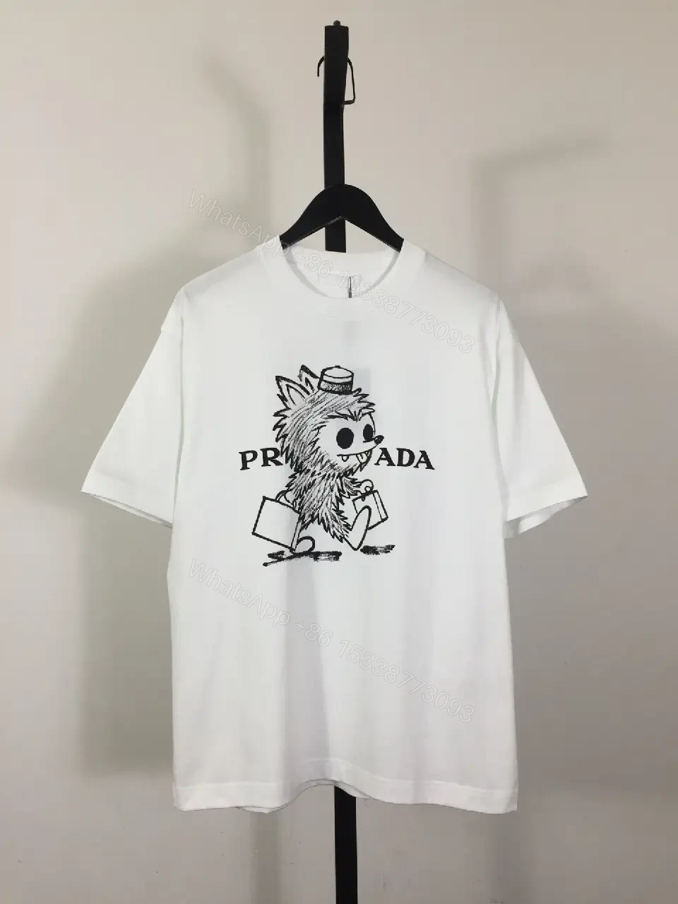 White Cotton Graphic Tee - Premium Streetwear Style, Relaxed Fit — view 1