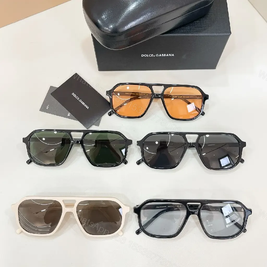 View 5 of Black Frame Sunglasses Glossy Plastic Oversized Rectangular Amber Lens Sunglasses