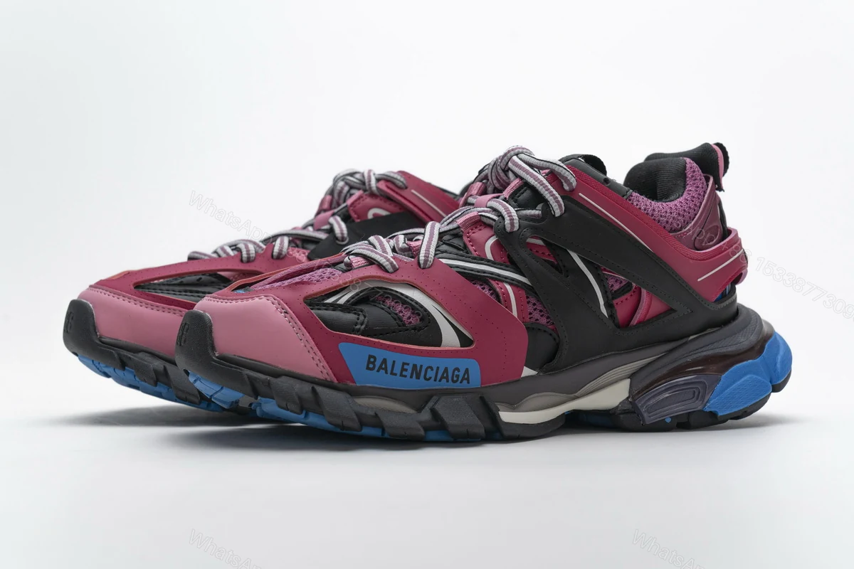 View 4 of Balenciaga Track Black Purplish Red 542436 W1GB7 5482