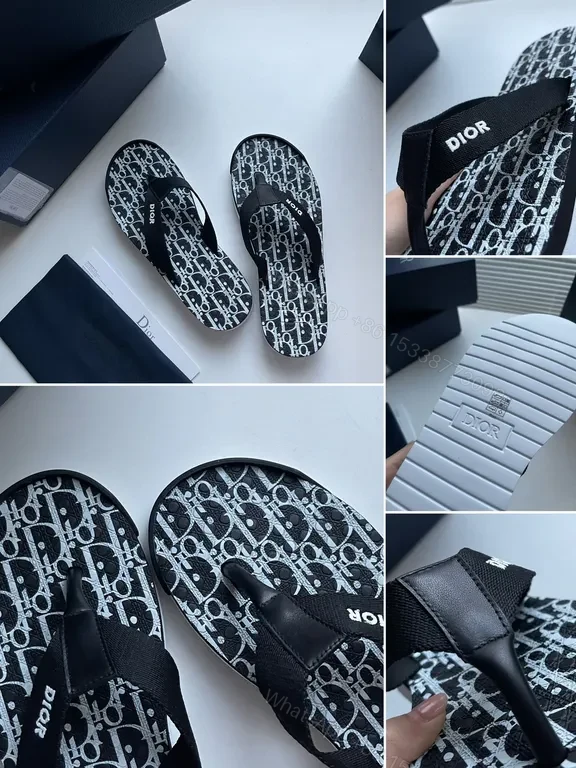 View 5 of Patterned Monogram Flip-Flops: Luxe Comfort Sandals