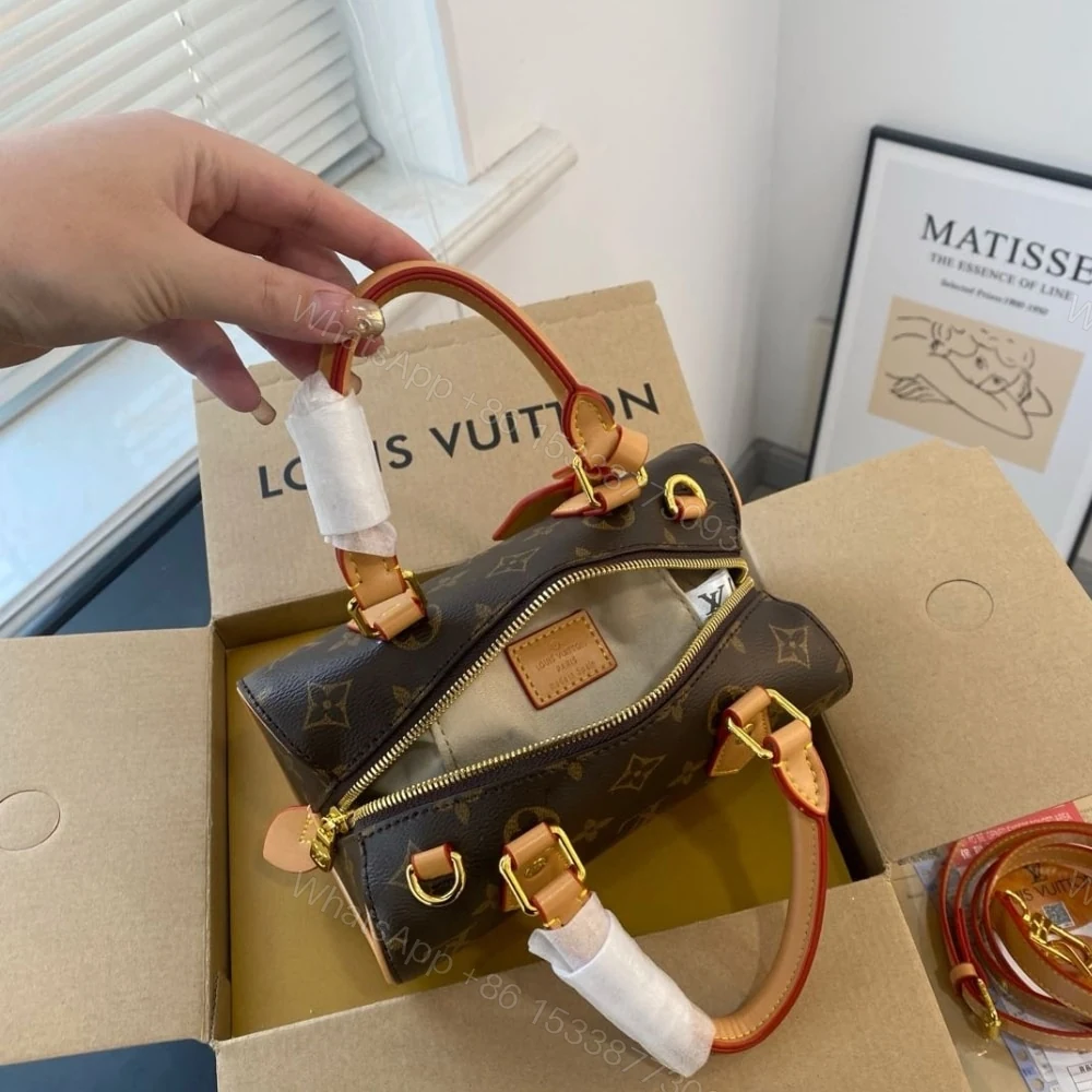 View 6 of Louis Vuitton Speedy Dating Nano Bag Monogram Brown 20Cm M13226