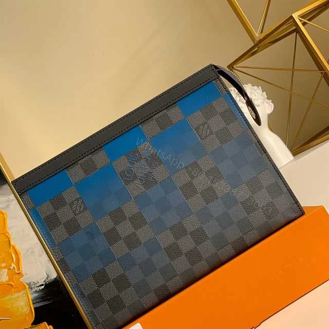 View 5 of POCHETTE VOYAGE MM DAMIER GRAPHITE CANVAS N60412