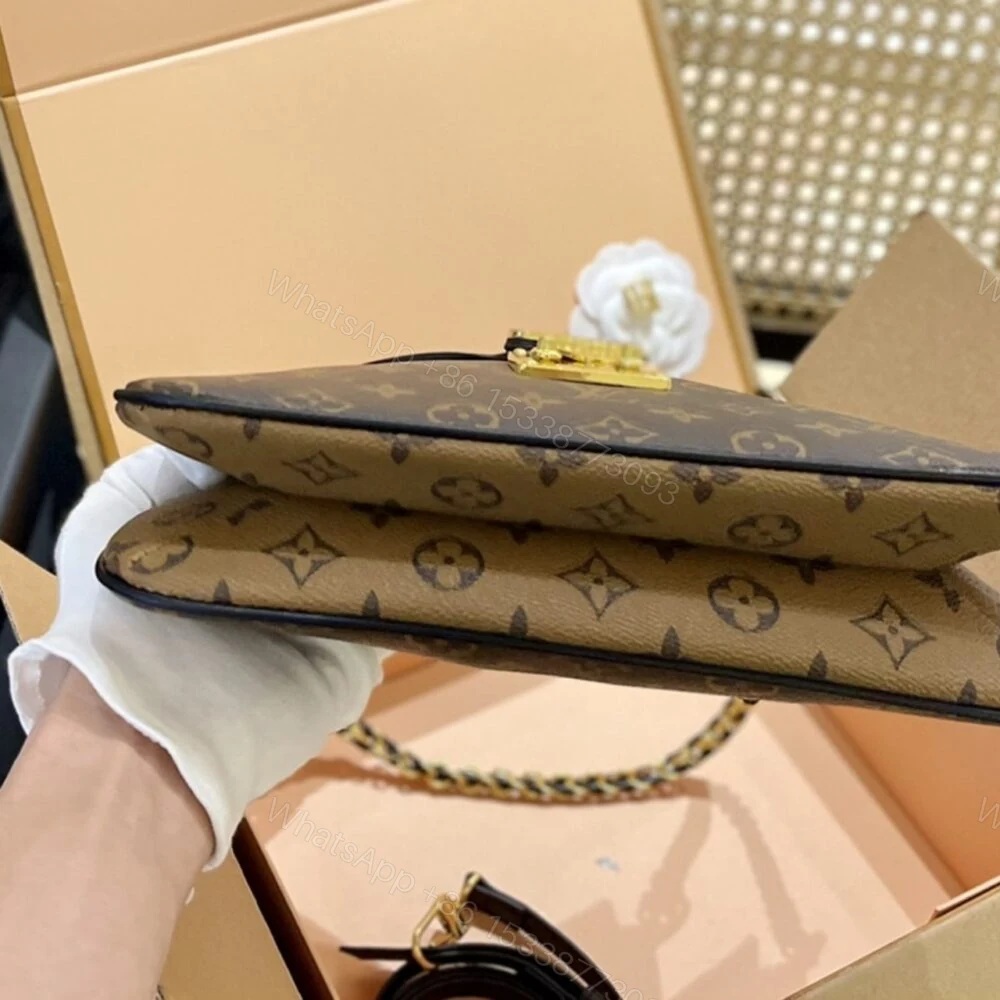 View 8 of Louis Vuitton LV Twinny Monogram Canvas Brown 27Cm M46659