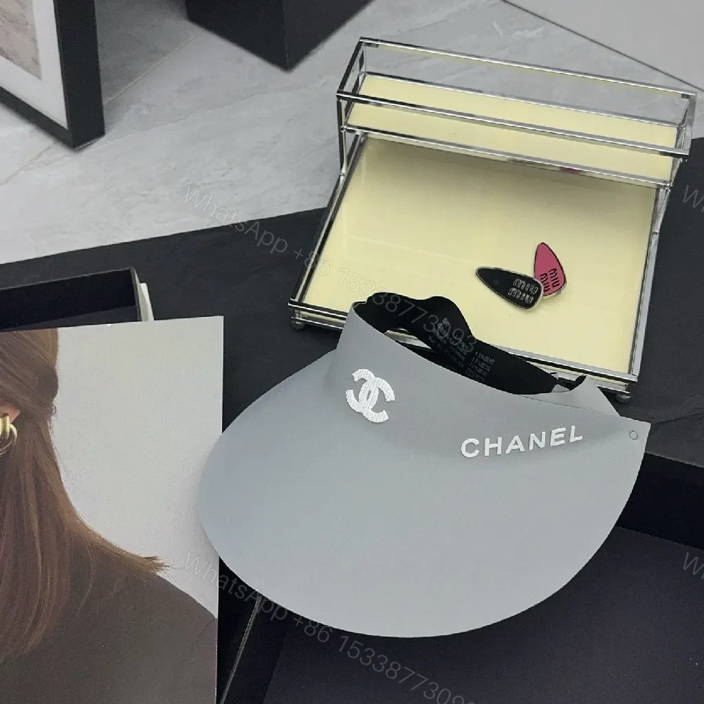 View 10 of Bold Visor Cap: Signature Chanel Accent, All-Season Comfort
