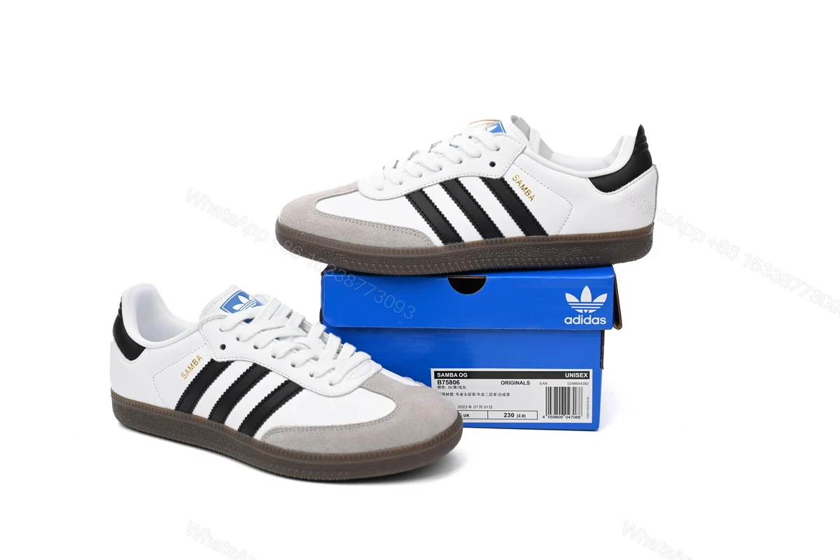 View 2 of adidas Samba OG Cloud White Core Black B75806