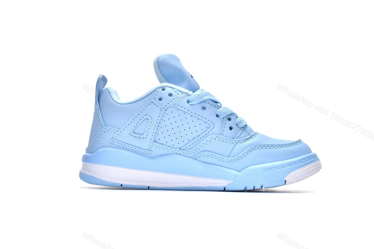 View 3 of Jordan 4 Kids Shoes Retro Sky Blue CV9388-106