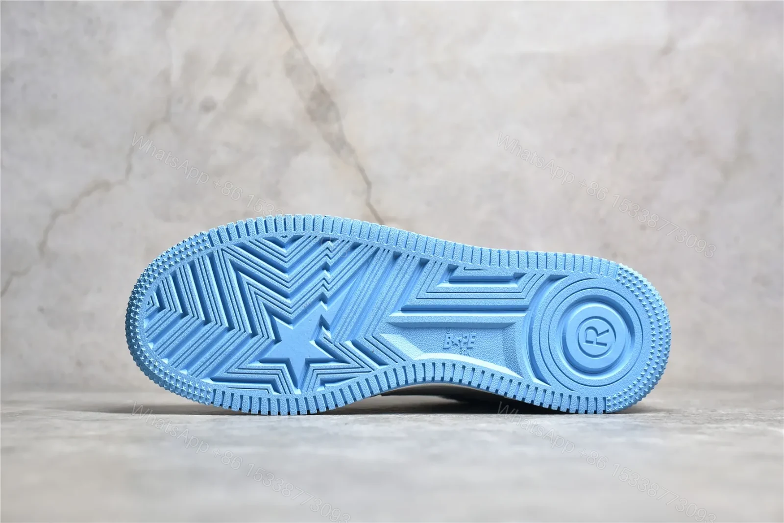View 7 of Bapesta Blue White Reps