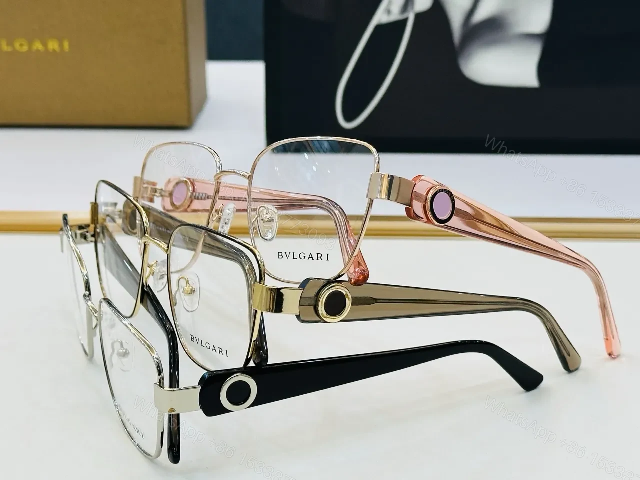 View 4 of Gold-Black Oval Eyewear: Premium Italian Craftsmanship