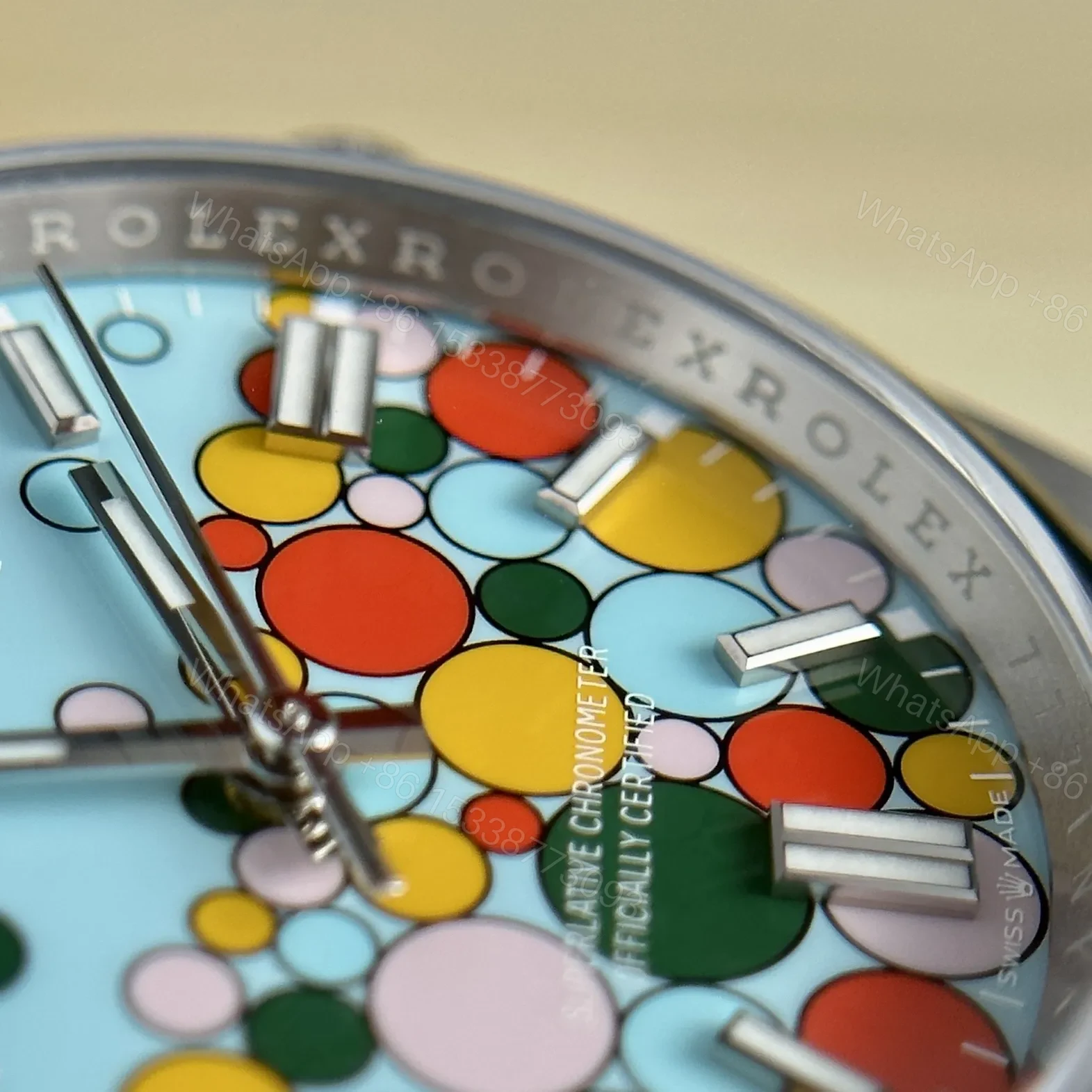 View 7 of Superclone Rolex Oyster Perpetual Turquoise blue Dial 277200 31 mm