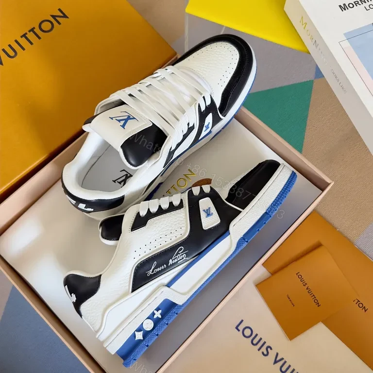 View 5 of Statement-Texture LV High-Tops: Luxury City Sneakers