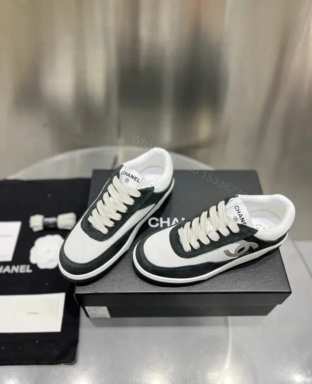 View 2 of Chanel-Inspired Low-Top Sneakers: Luxe Comfort Shoes