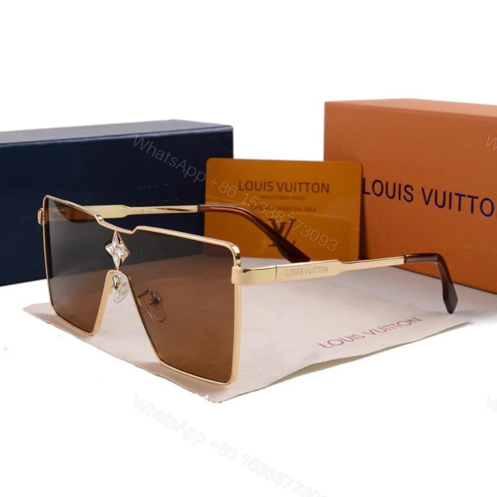 View 2 of Louis Vuitton Cyclone Metal Sunglasses Gold