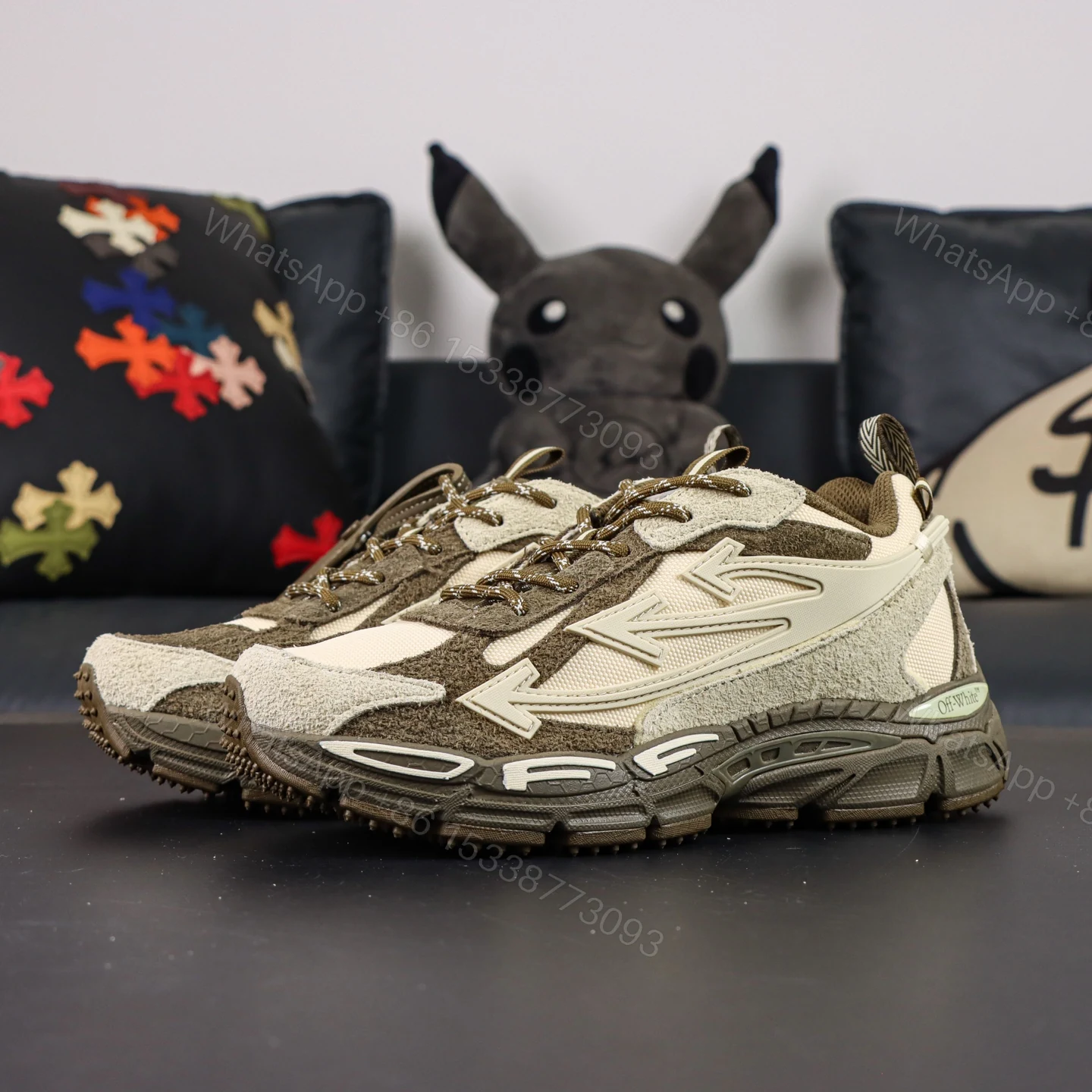 View 9 of Off White Be Right Back Beige Brown Reps
