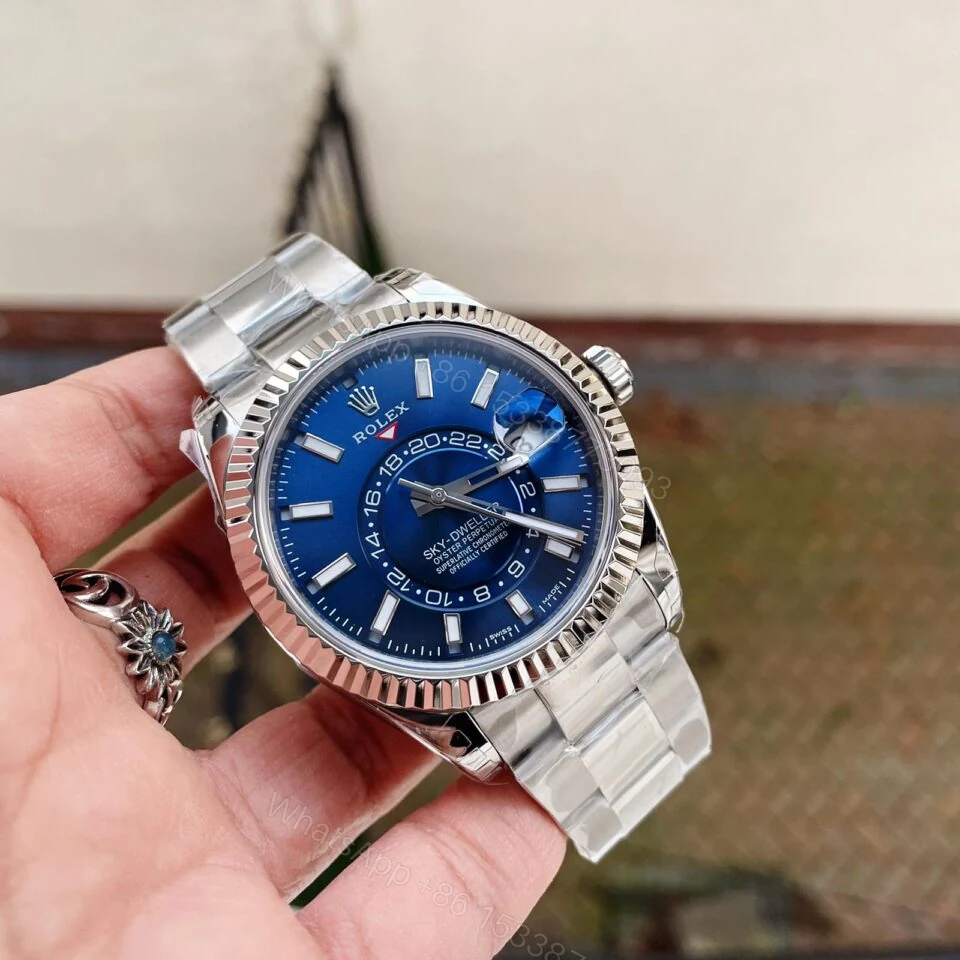 View 5 of Noob FACTORY 1:1 Rolex Sky-Dweller 326934 SS Best Edition Blue Dial A23J