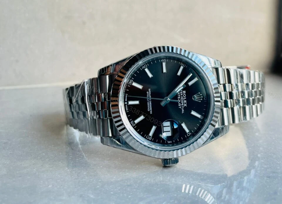 View 6 of VS Factory 1:1 Rolex DateJust 41 SS Best Edition 904L Steel Black Dial