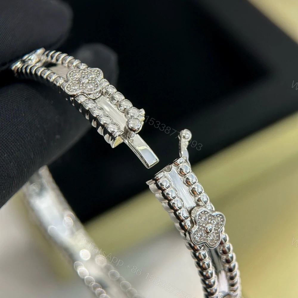 View 6 of 高仿首飾VanCleef&Arpels*RP6X900萬花筒手鐲窄版白金款