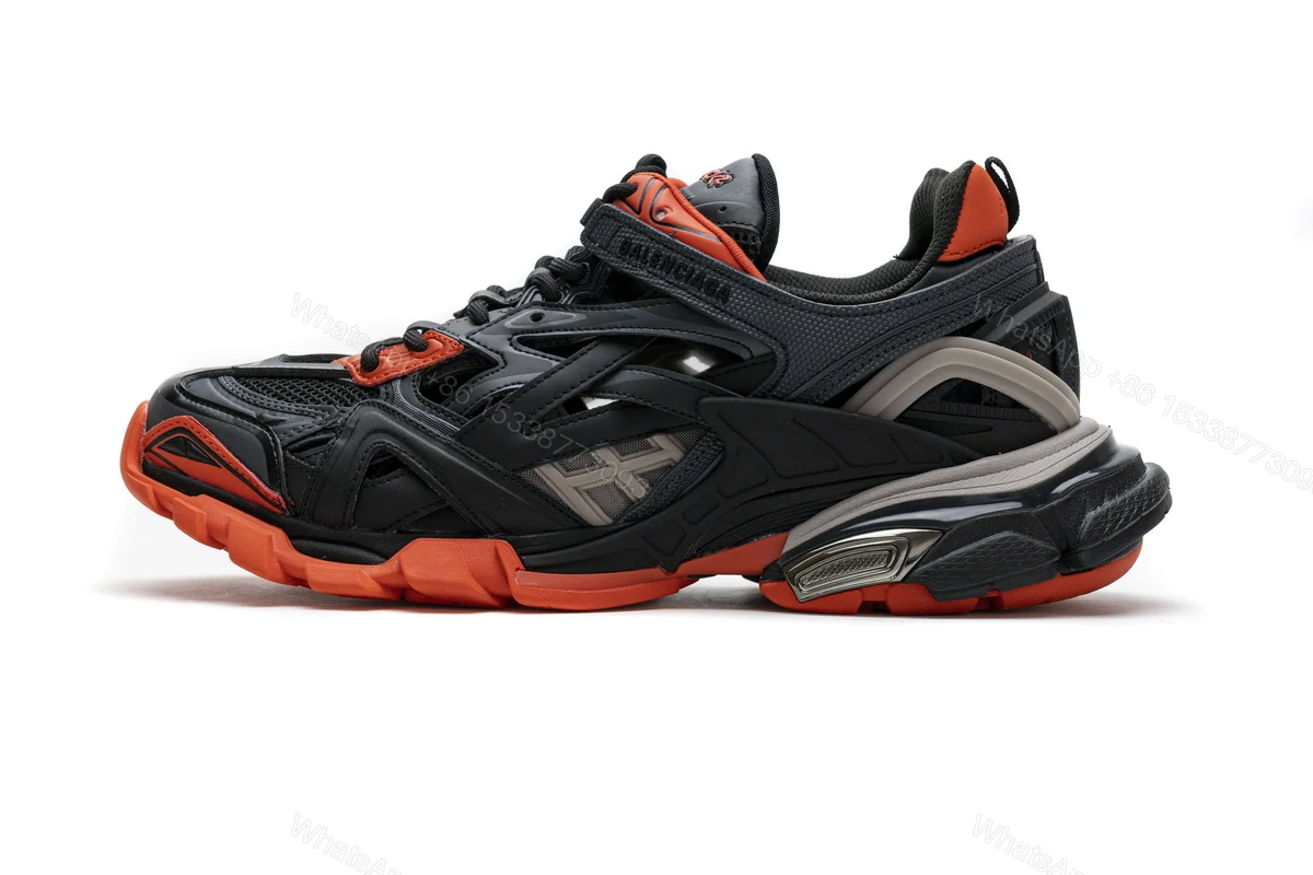 View 11 of Balenciaga Track 2 Sneaker Dark Grey Orange 570391 W2GN1 2002