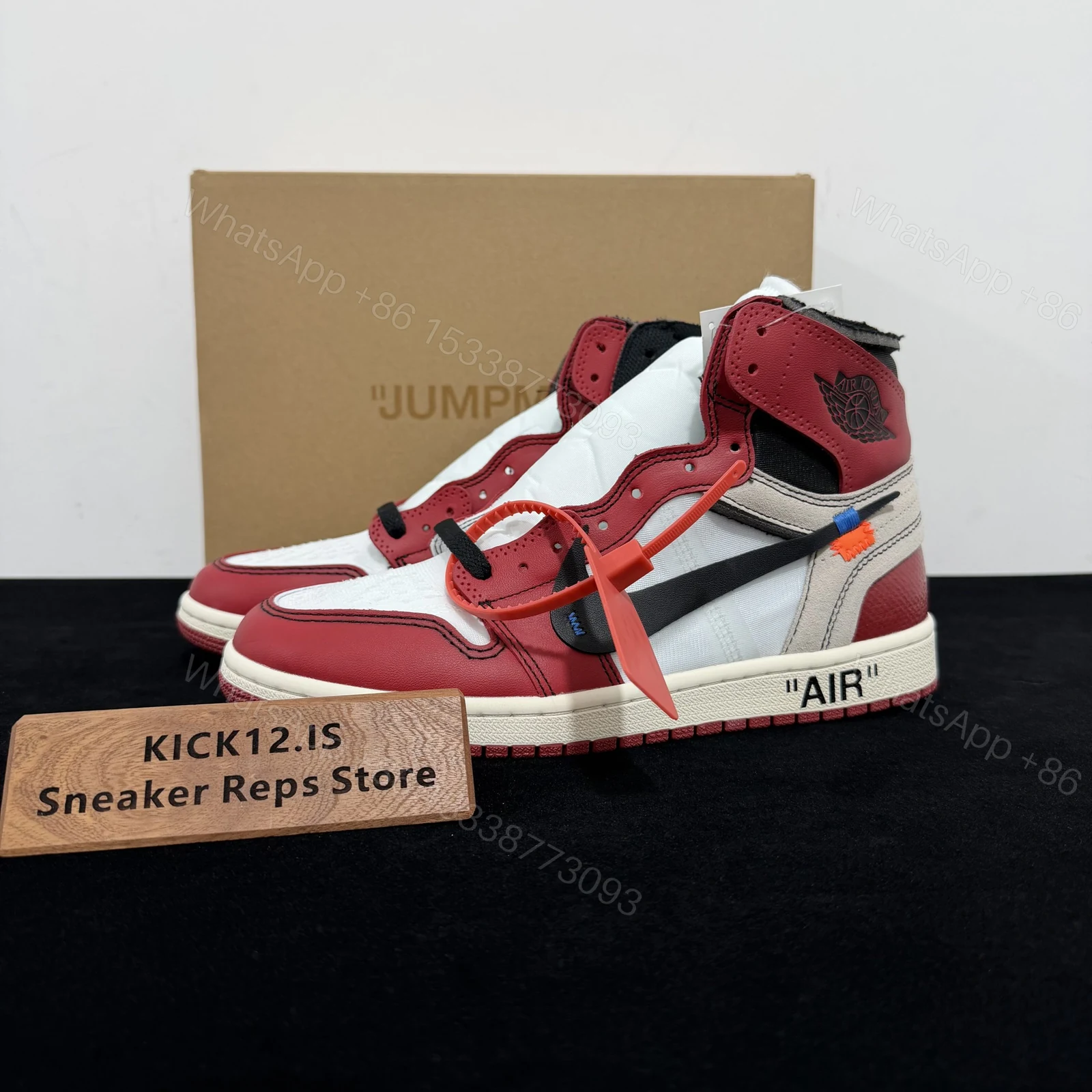 Off-White × Air Jordan 1 Retro High “Chicago” Reps — view 1
