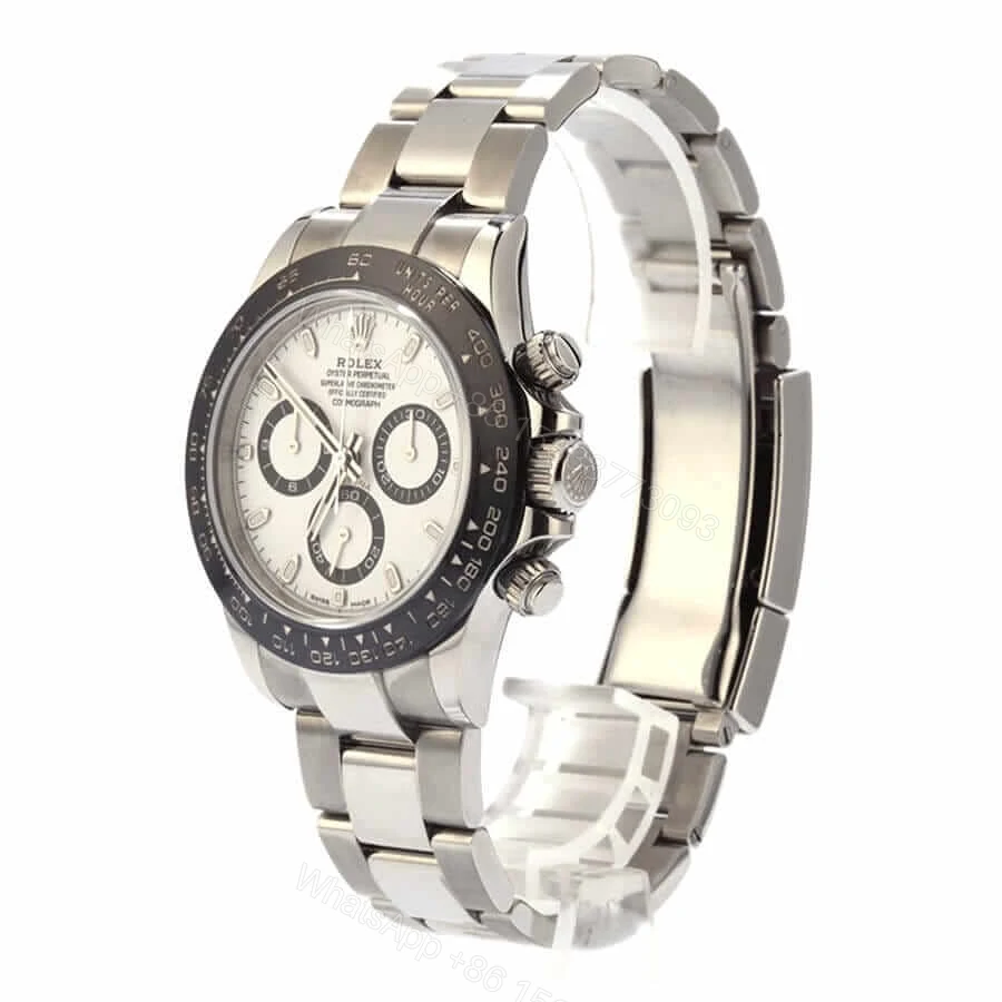 View 2 of Rolex Daytona 116500LN Super Clone: Ceramic Bezel White Dial Steel Oyster