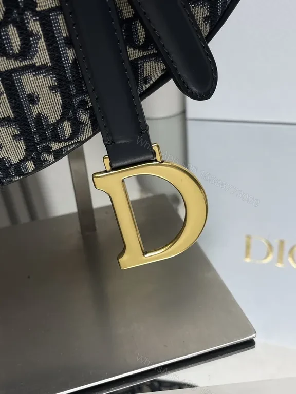 View 4 of Denim-Patterned Bag with Gold Hardware: Structured Luxury