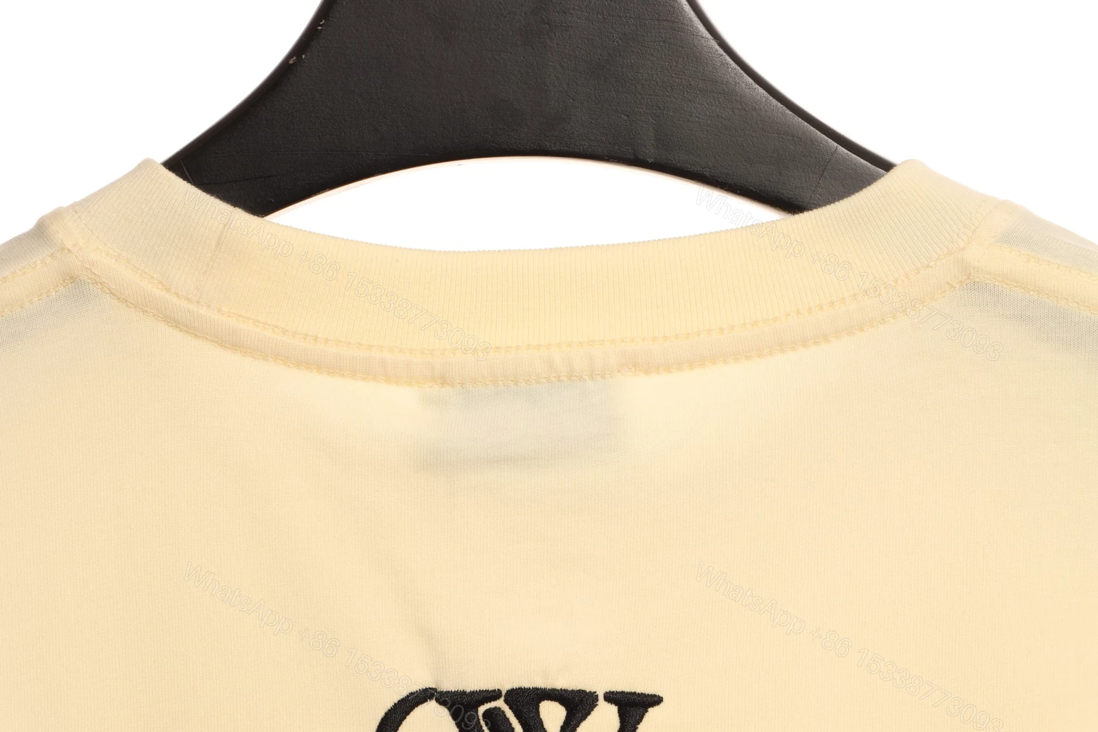 View 7 of Off-White 23 Digit Logo Beige T-Shirt