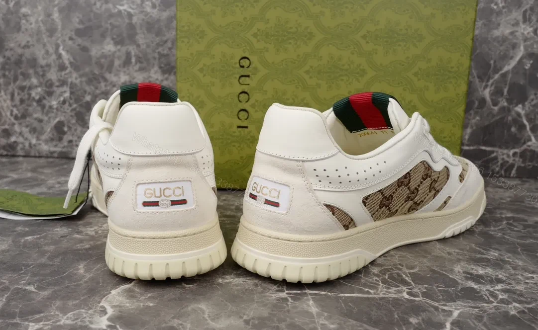 View 4 of Grey + Leather + High-Top + Designer Web Detailing + Sneaker