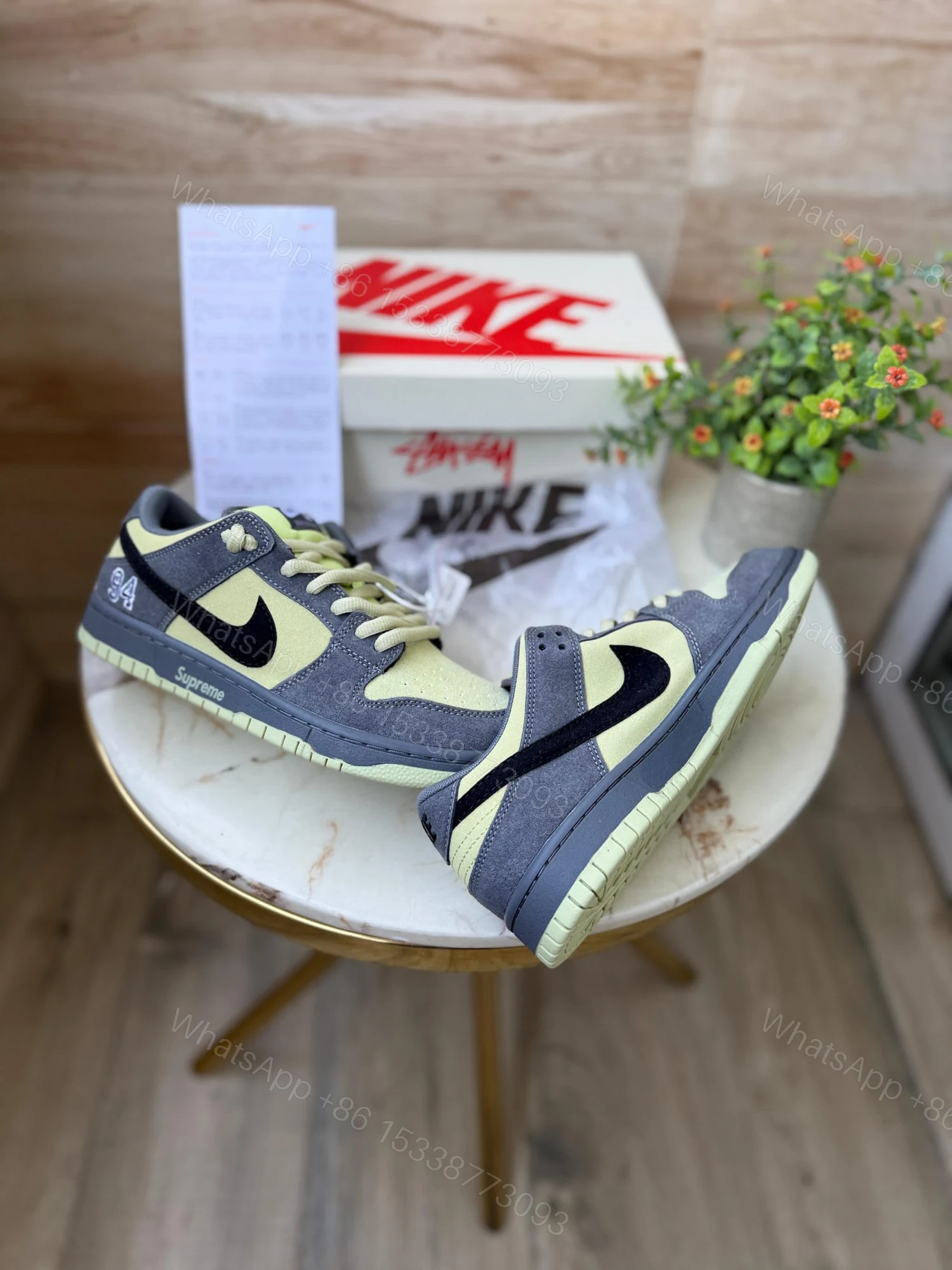 View 6 of First Copy Nike SB Dunk Supreme 94 Camper Green 2025