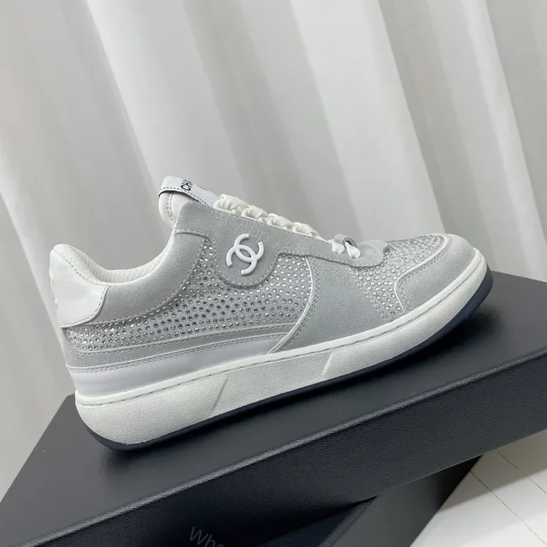 View 8 of White Chanel-Inspired Luxury Trainers with All-Day Comfort