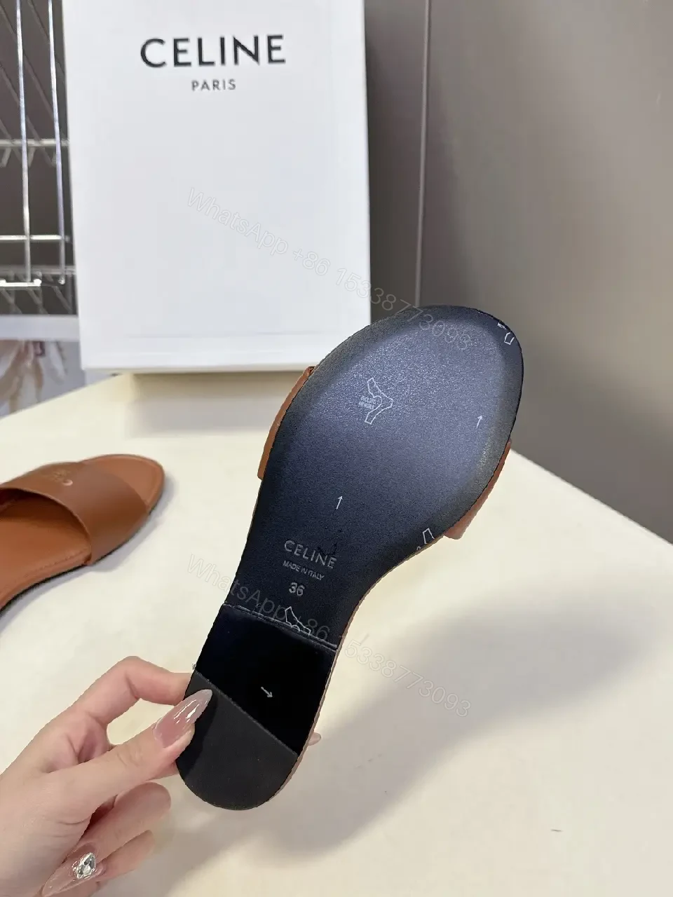 View 7 of Effortless Leather Slides: Refined Minimalist Sandals