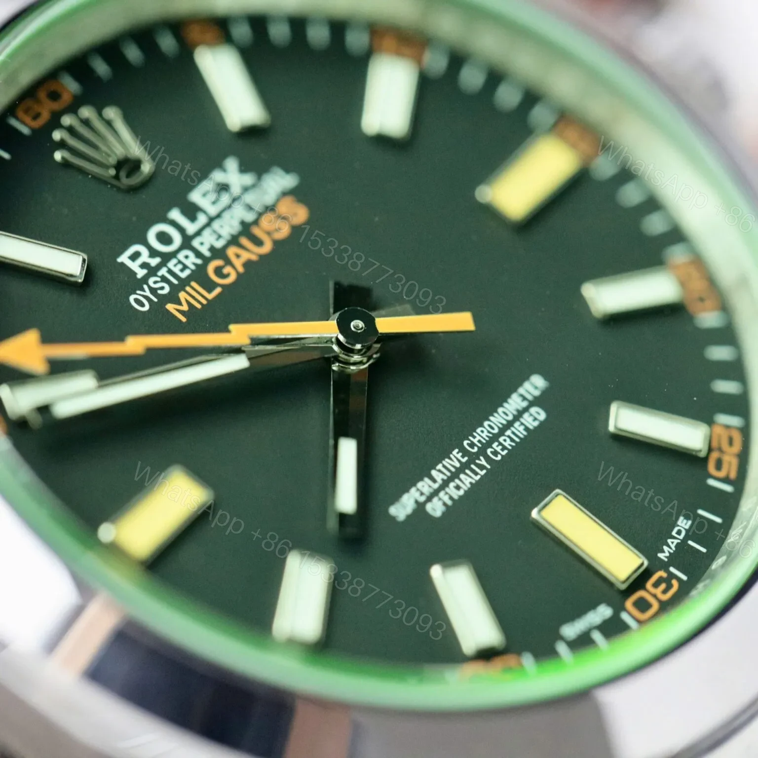 View 6 of Replica Rolex Milgauss Black Dial 116400GV