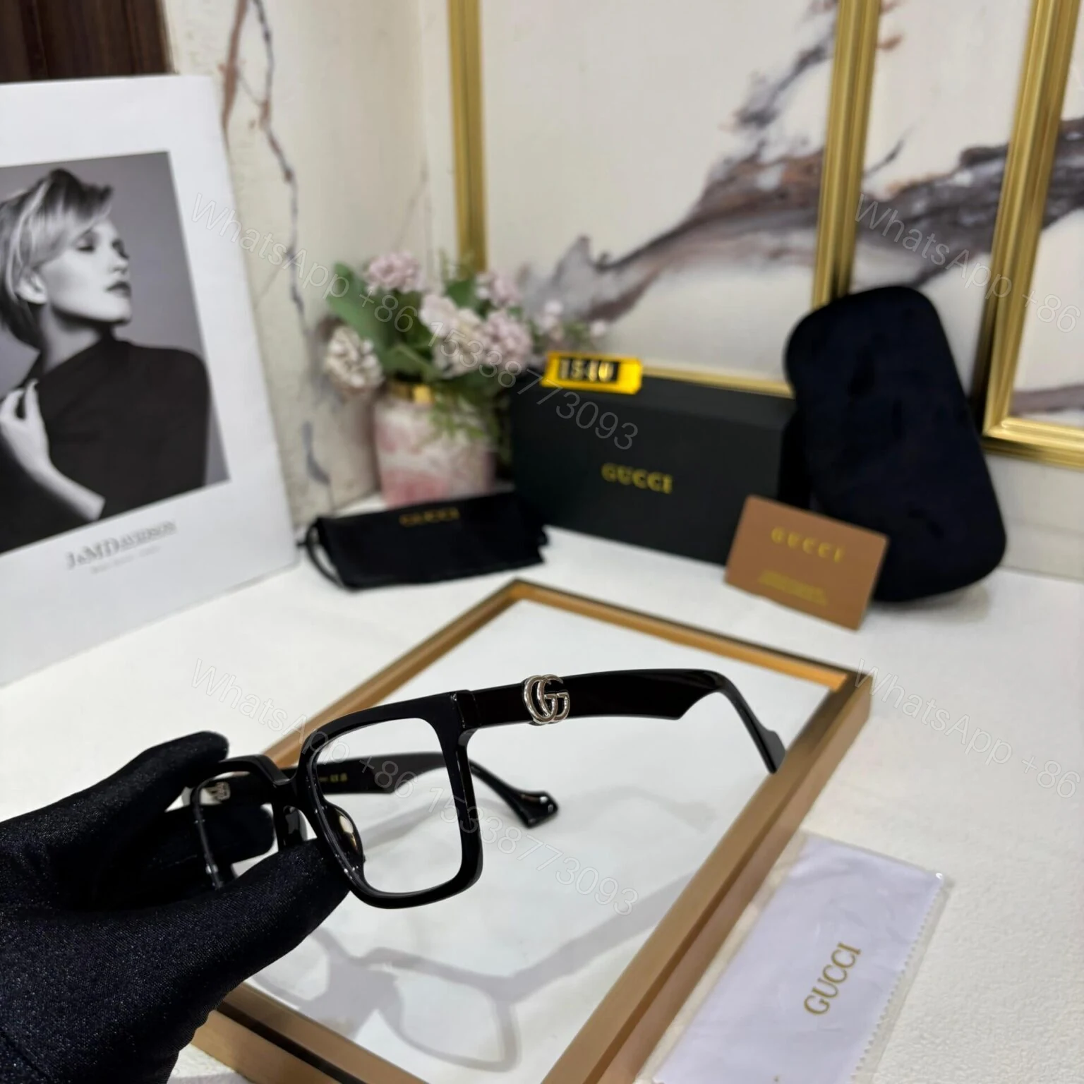 View 2 of Gucci Women Optical Frame C09E07-3 Black